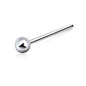 2mm Ball Shaped Straight Nose Stud Silver NSKA-62